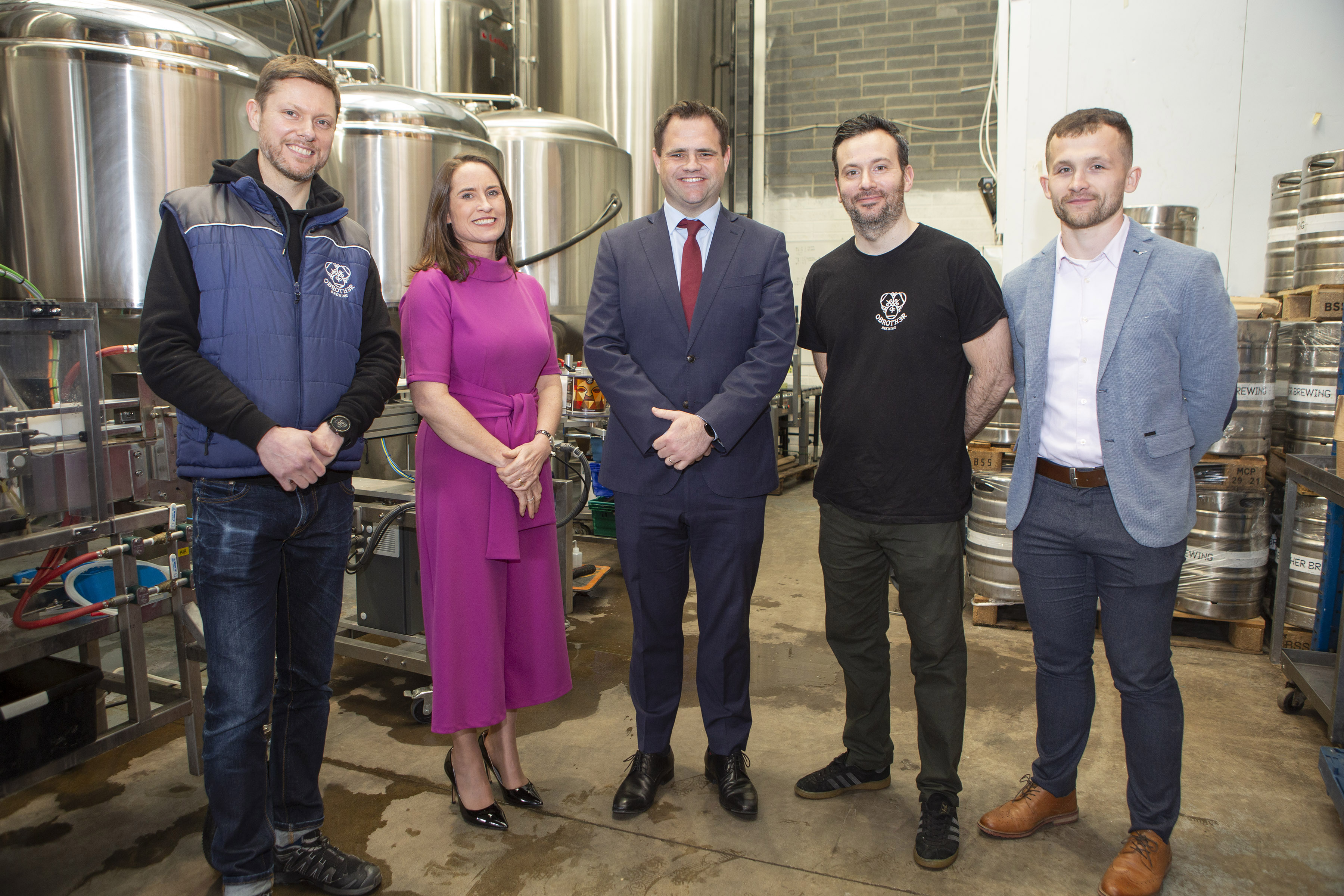 Minister Richmonds visit to O'Brother Brewing 2023